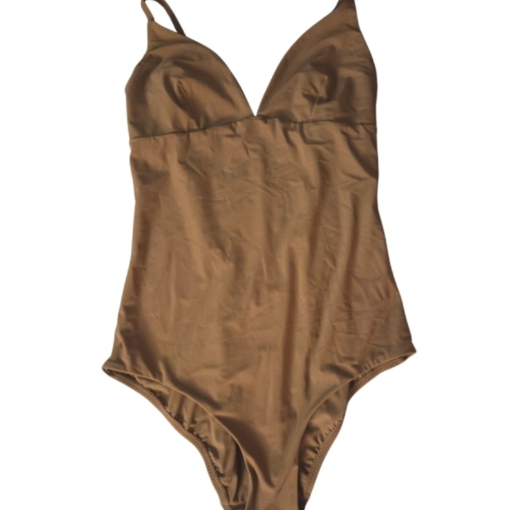 Brown One-Piece Bodysuit